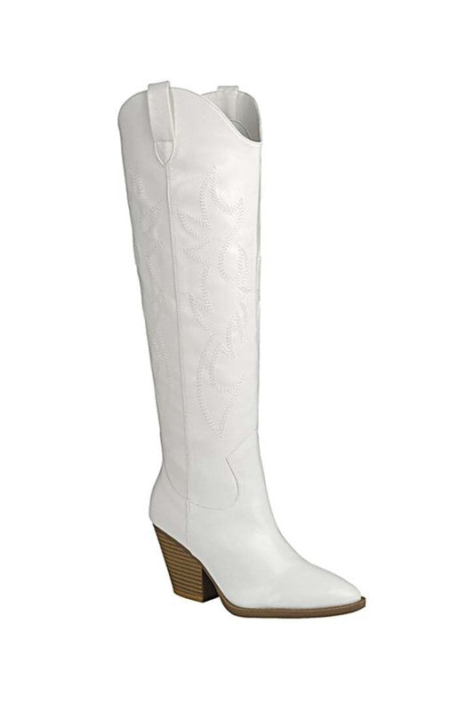 KNEE HIGH WESTERN BOOT