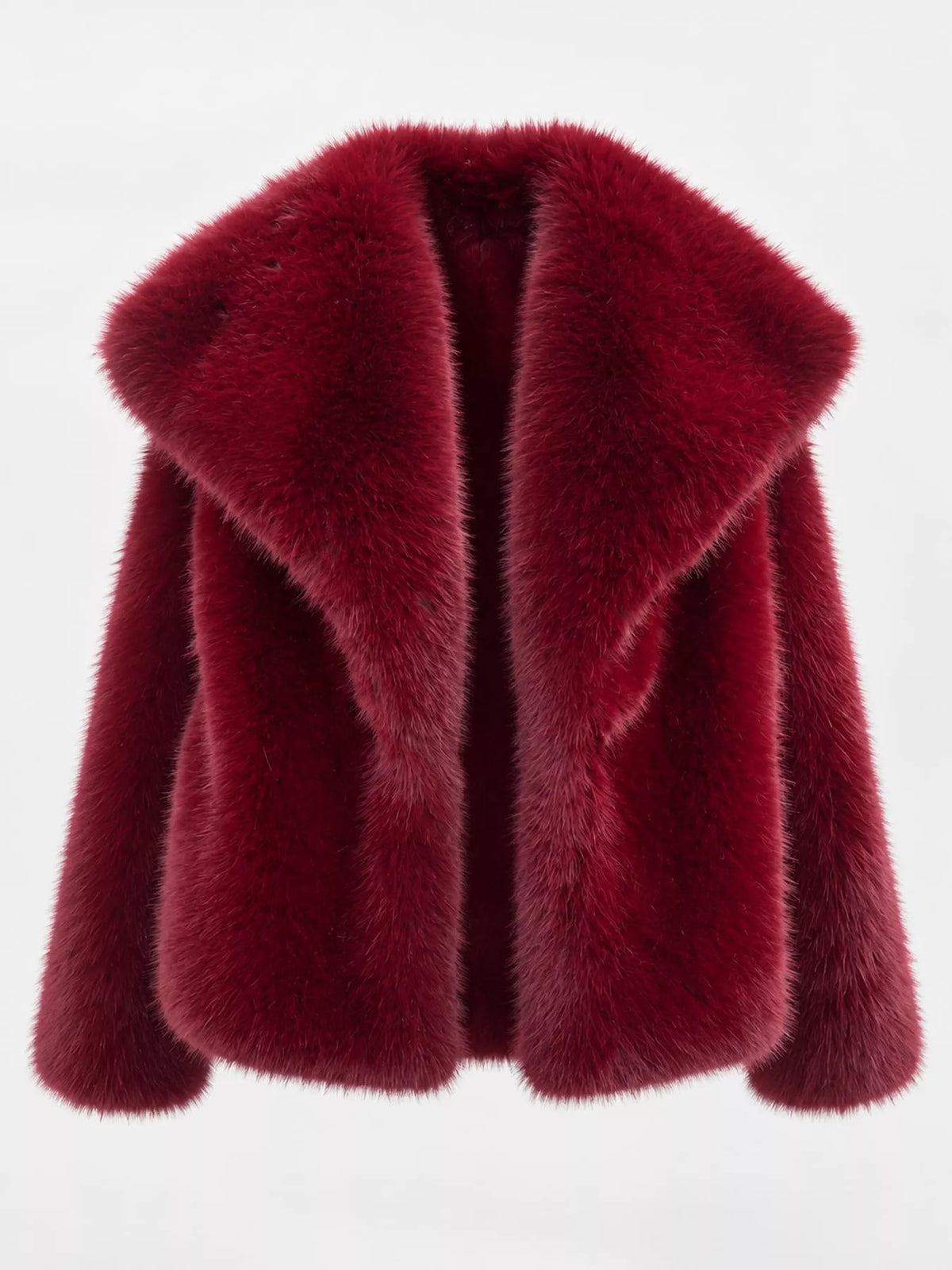 Fox Fur Collar Winter Outerwear Luckygirlsclothingcompany.com