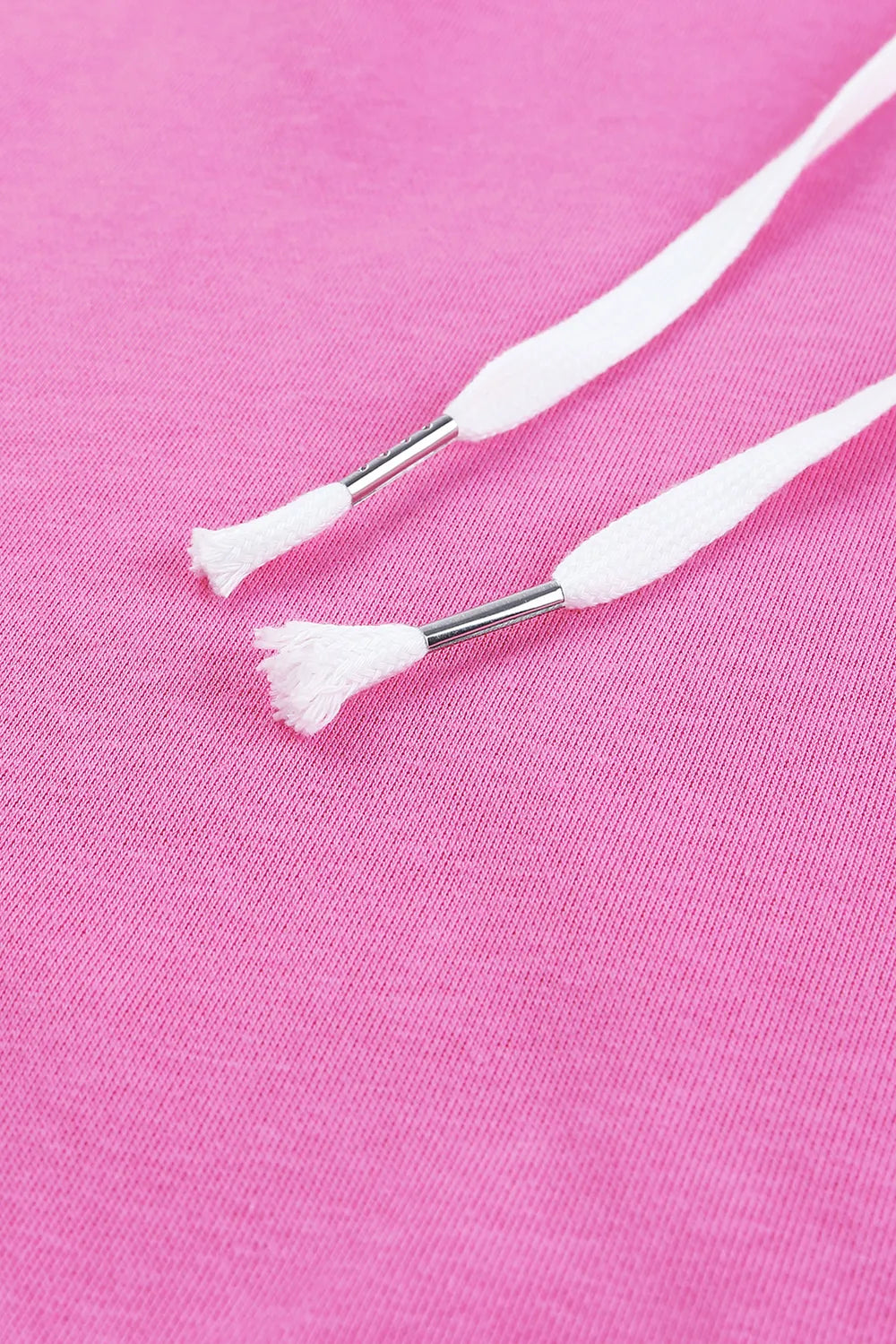 Distressed Drawstring Long Sleeve Hoodie