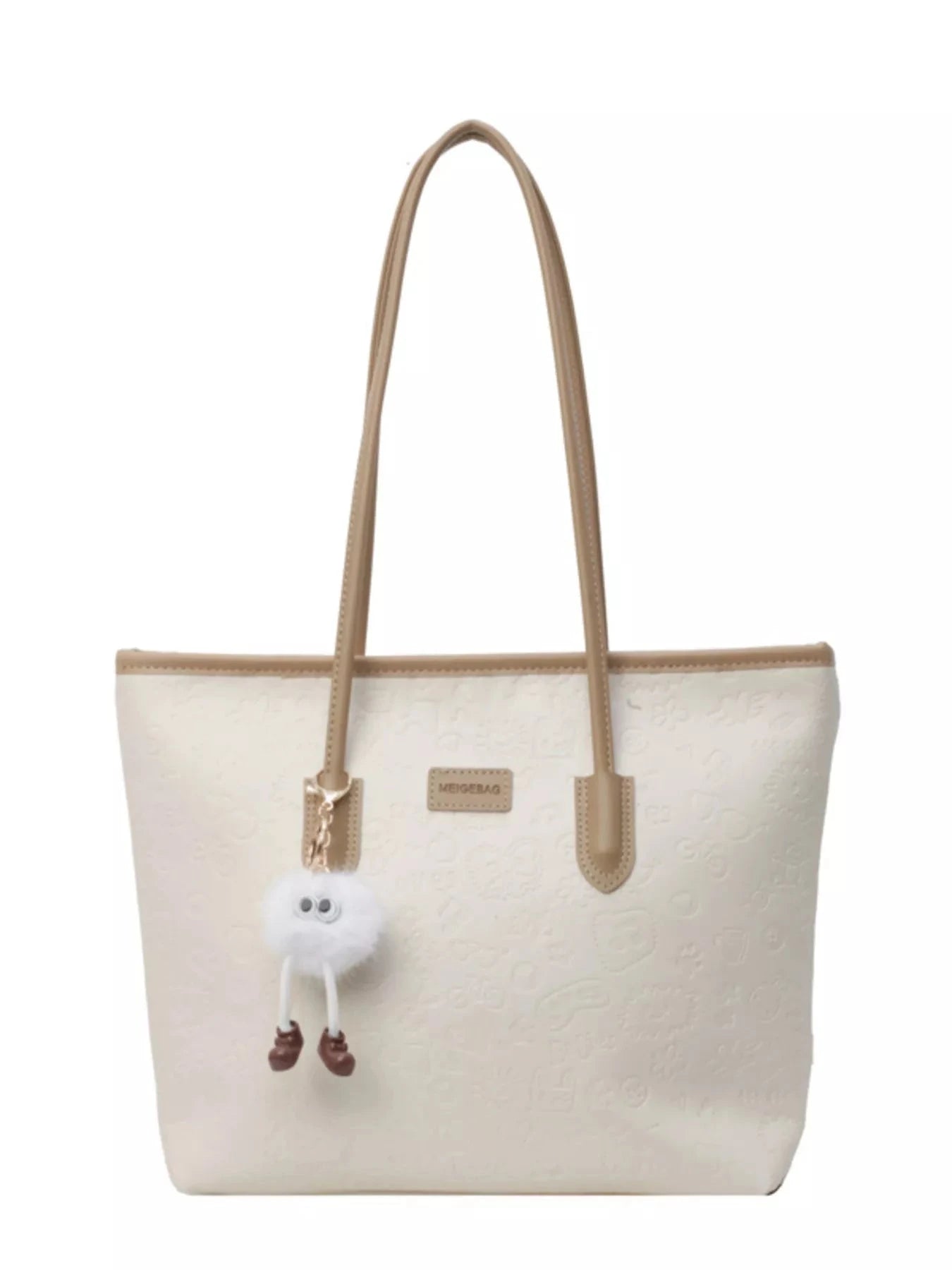 Embossed Pattern Tote Bag