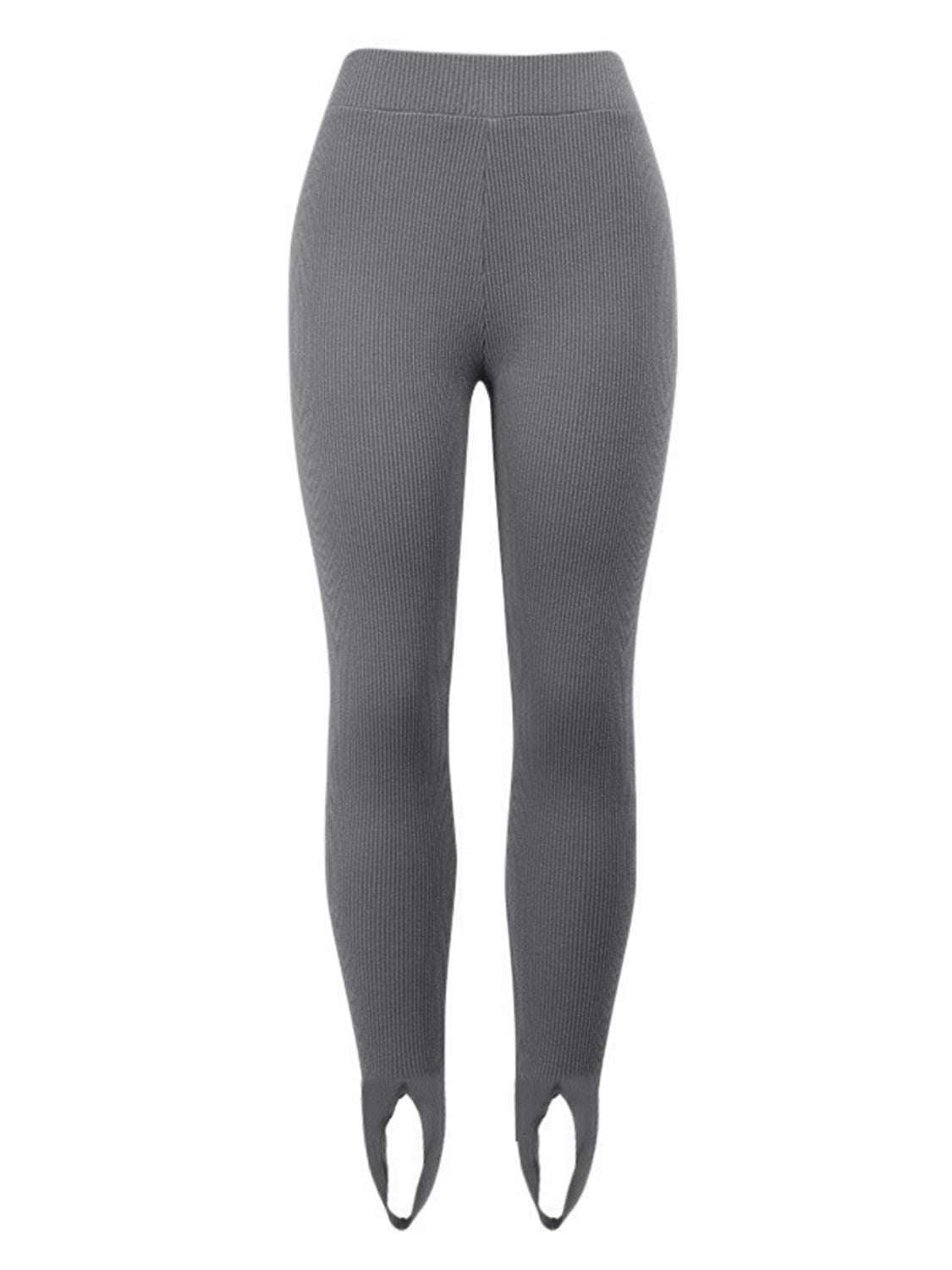 Ribbed Mid Waist Leggings Luckygirlsclothingcompany.com