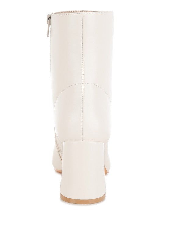 Bruna Square Toe Ankle Boots Luckygirlsclothingcompany.com