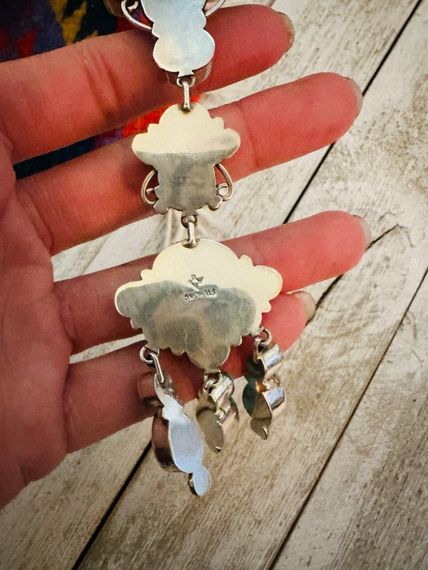 Navajo Turquoise, Topaz & Sterling Silver