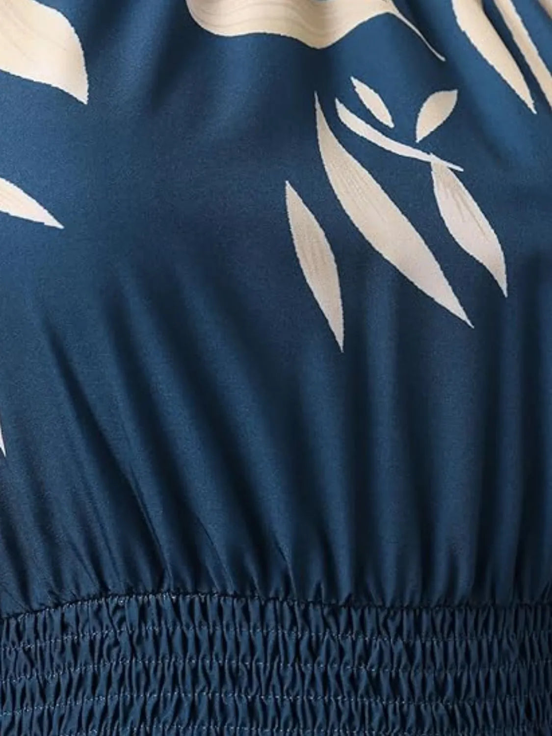 Paisley Print Halter Neck Mini Dress Trendsi