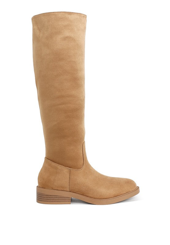 Chiru Round Toe Microfiber Calf Boots Rag Company