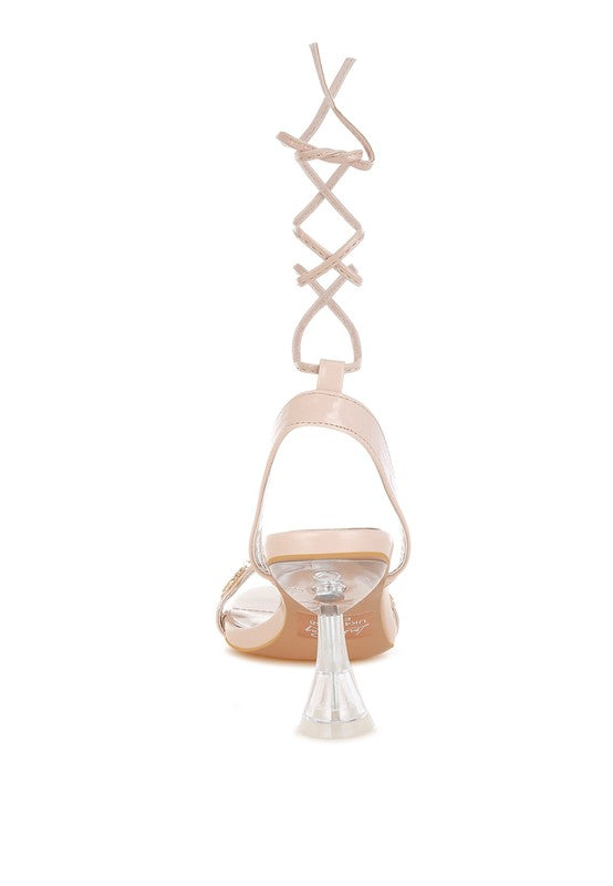 Ebina Charm Detail Spool Heels Rag Company