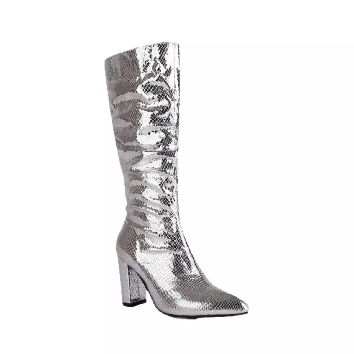Point Toe Block Heels Boots