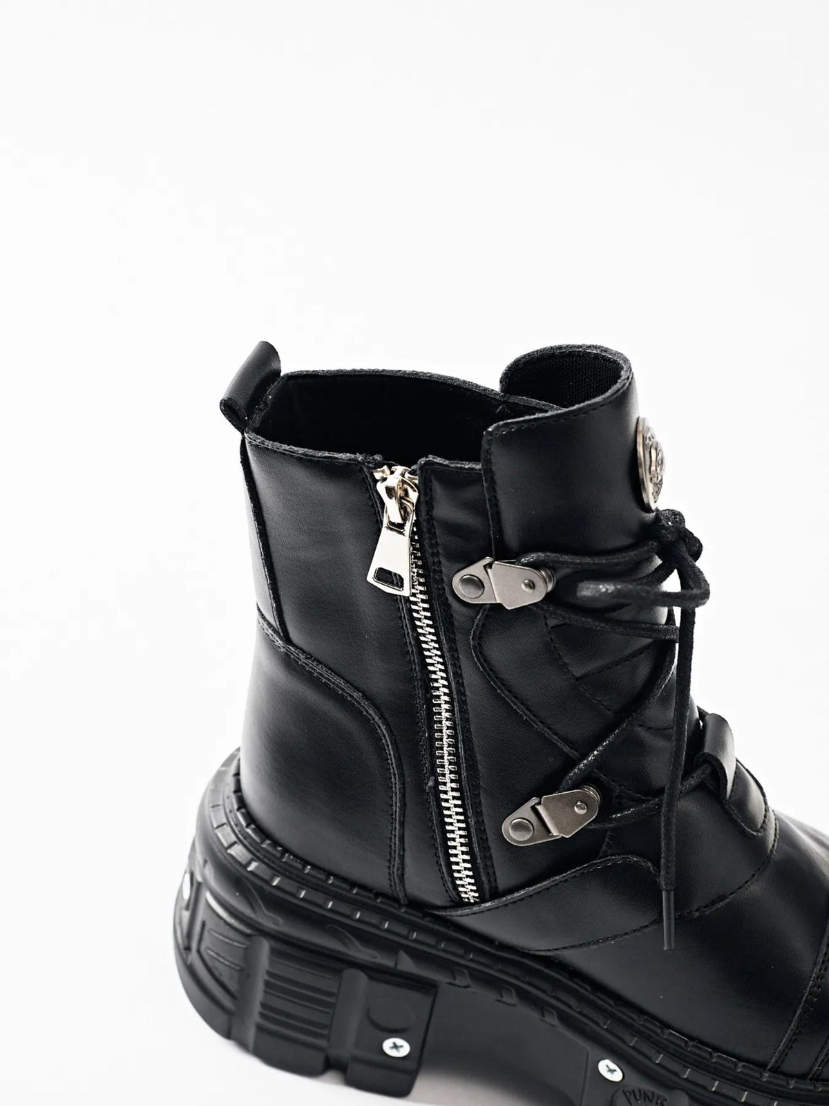 Lace Up Platform Boots Trendsi