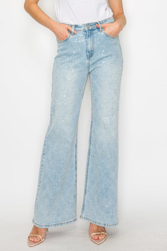 AT2074RFLL Metallic Ultra High Rise Relaxed Flare Artemis Vintage