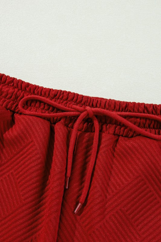 Textured Top and Pants Set JUNIPER BLVD