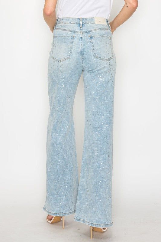 AT2074RFLL Metallic Ultra High Rise Relaxed Flare Artemis Vintage