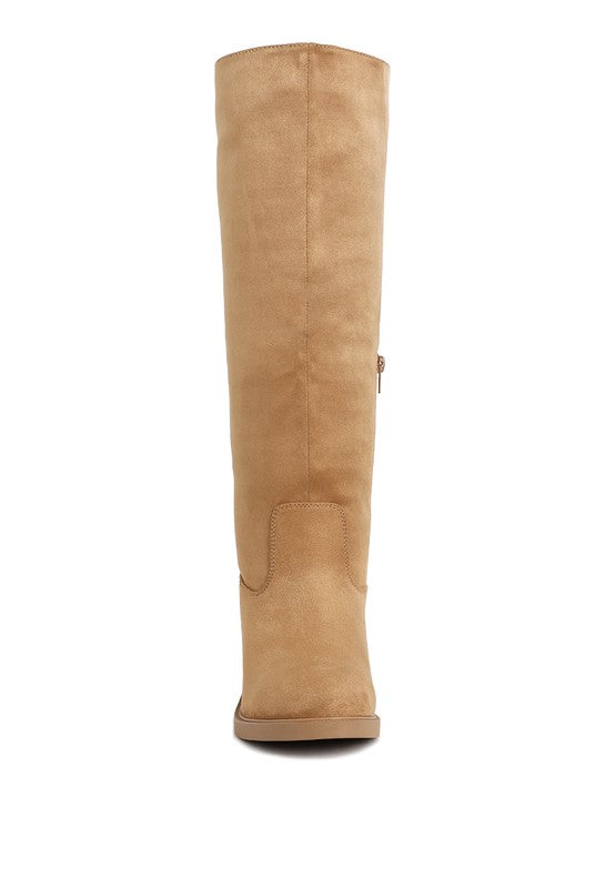 Chiru Round Toe Microfiber Calf Boots Rag Company