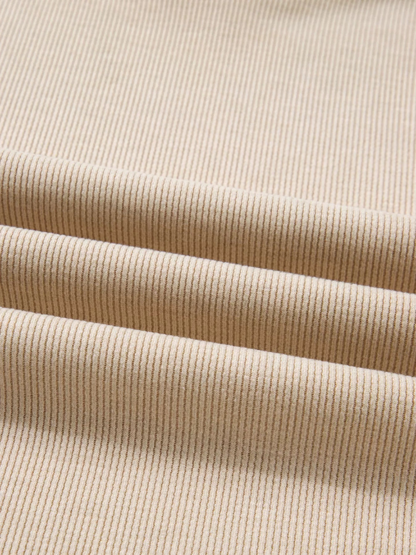 Lace Drawstring Hoodie and High Waist Pants Corduroy Suit Trendsi