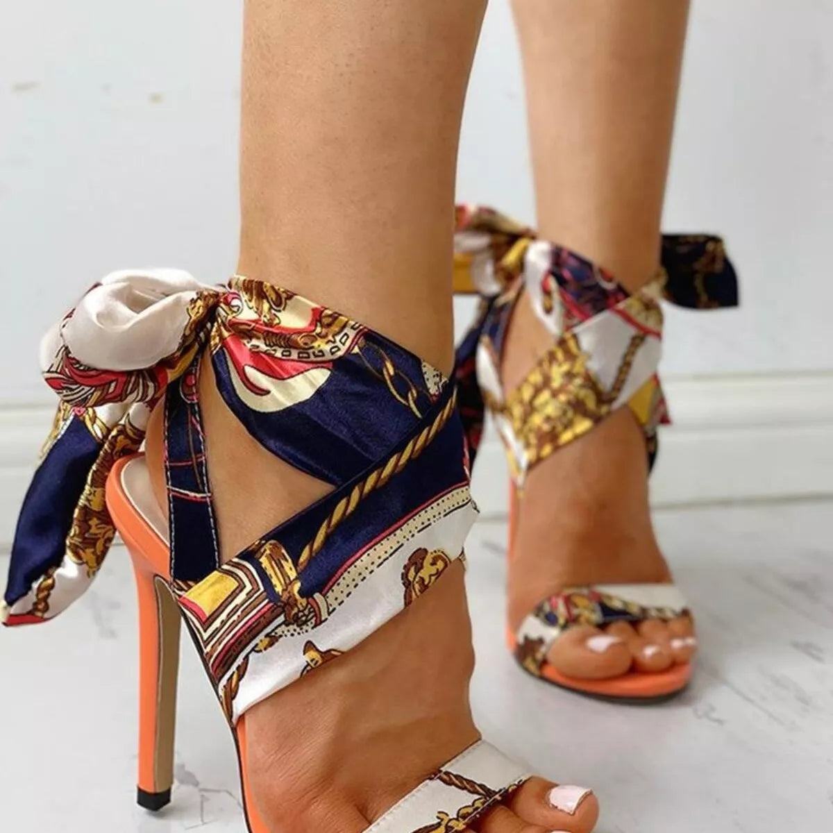 Open Toe Stiletto Sandals Trendsi