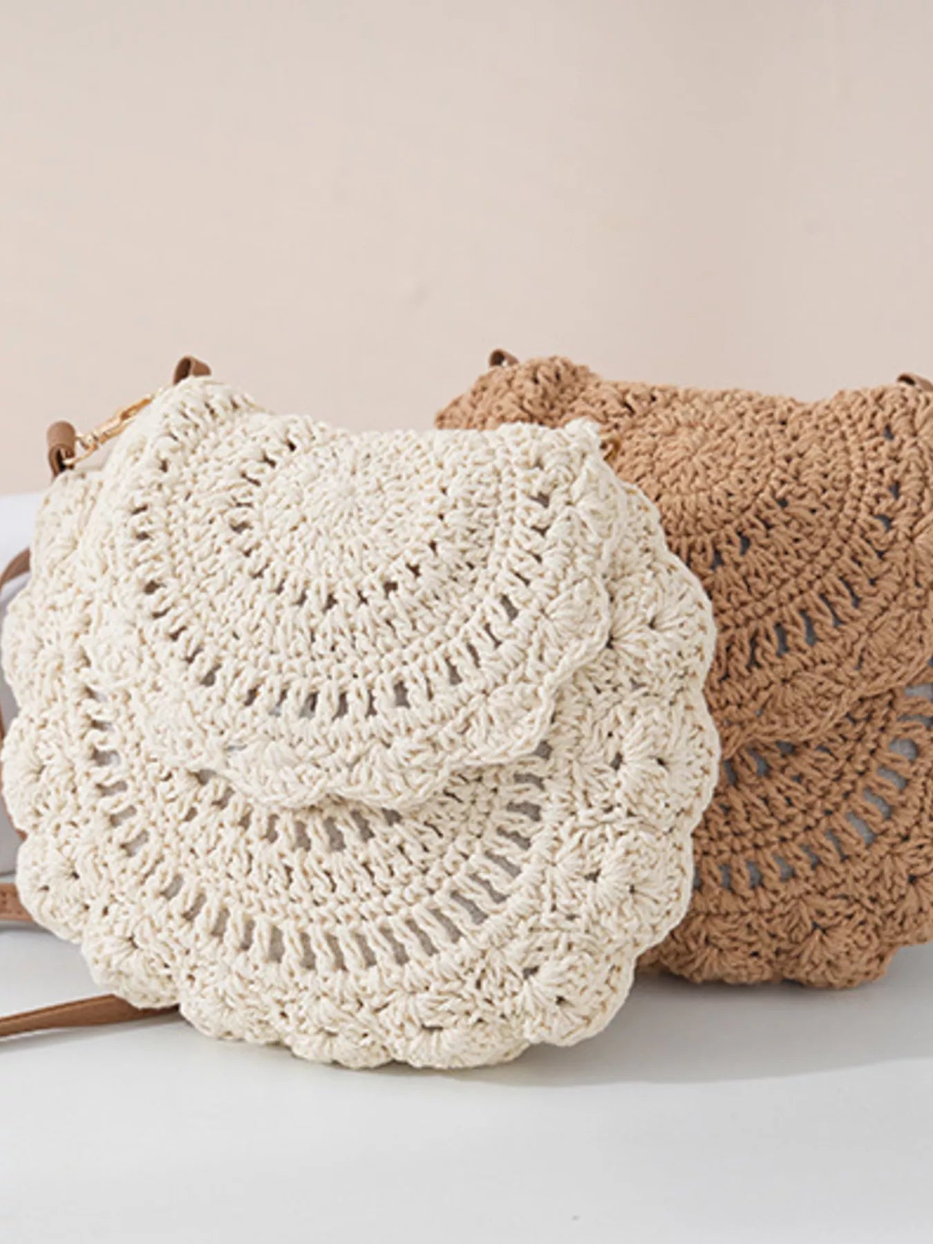 Boho Crochet Crossbody Bag Trendsi