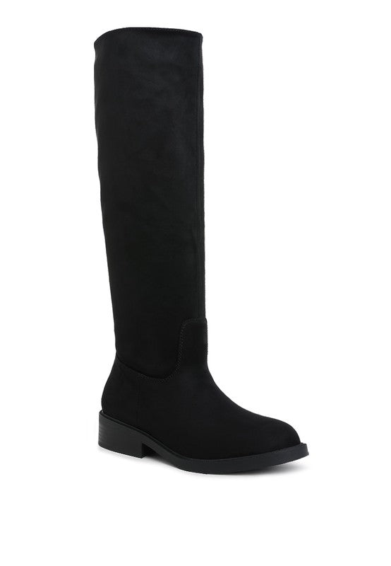 Chiru Round Toe Microfiber Calf Boots Rag Company