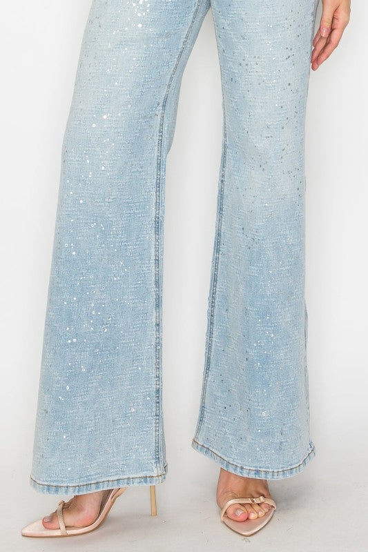 AT2074RFLL Metallic Ultra High Rise Relaxed Flare Artemis Vintage