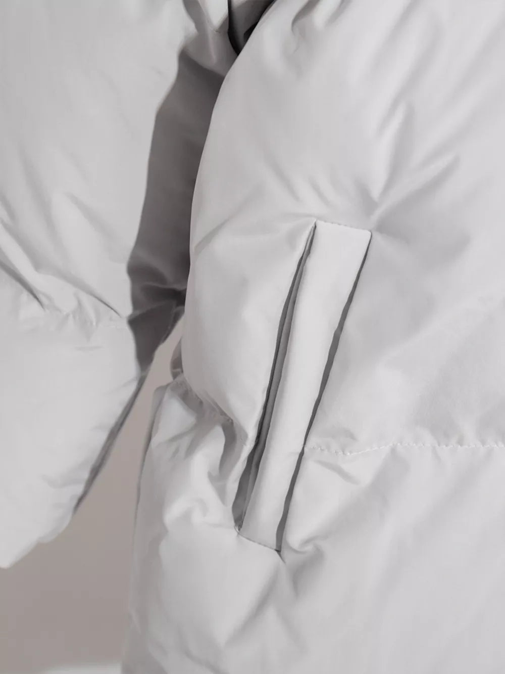 Pocketed Zip Up Hooded Puffer Jacket Trendsi