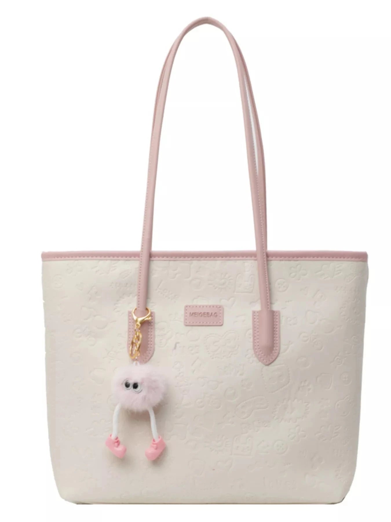 Embossed Pattern Tote Bag