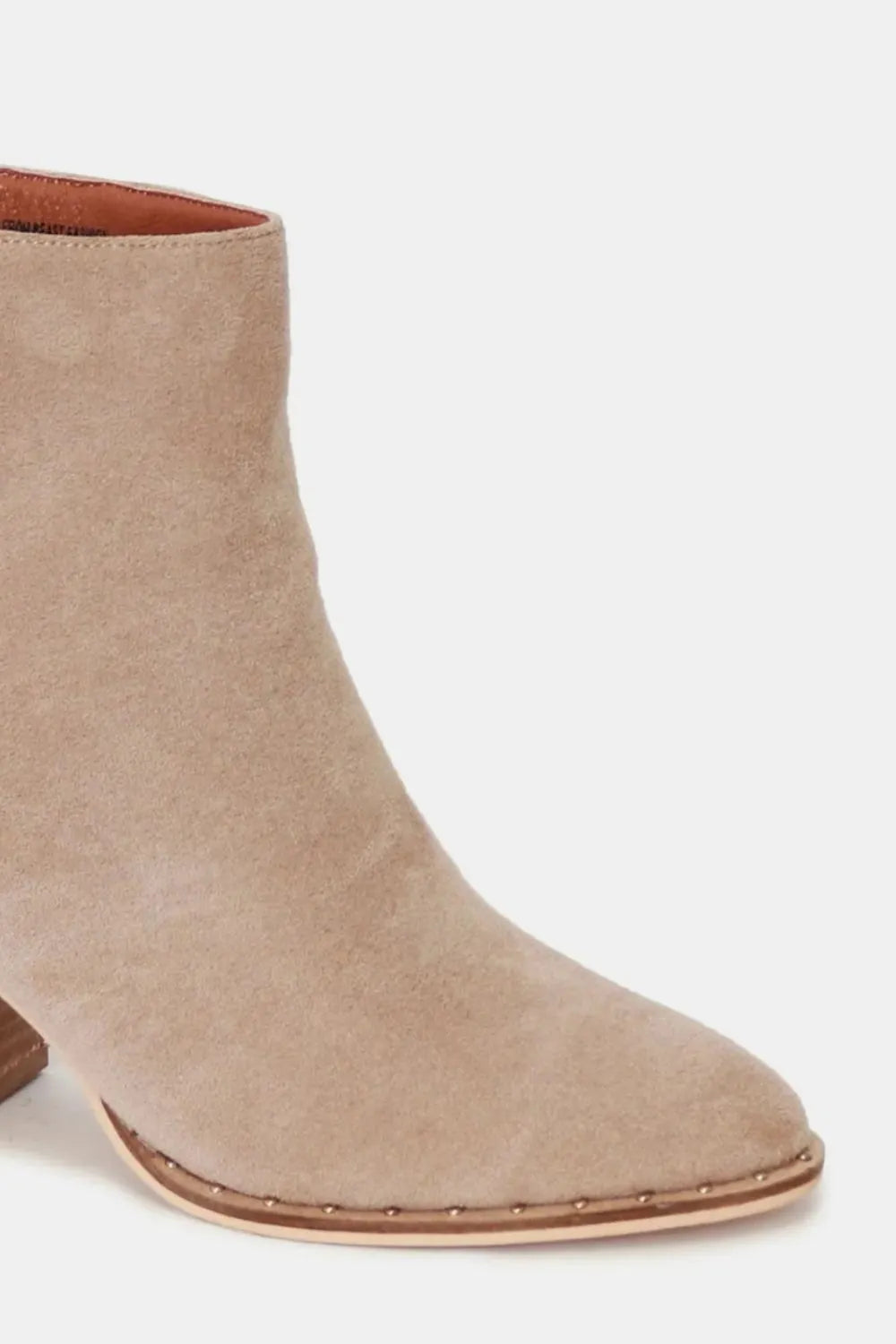Beast Fashion Suede Point Toe Ankle Booties Trendsi