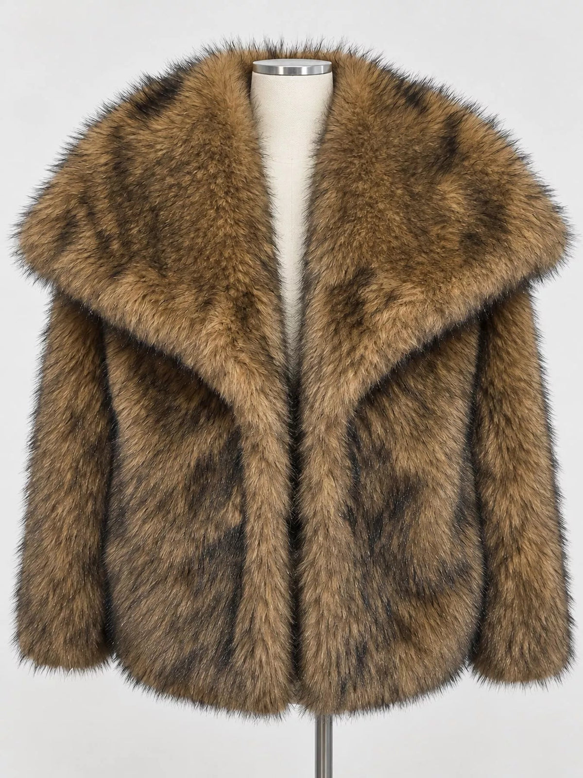Fox Fur Collar Winter Outerwear Luckygirlsclothingcompany.com