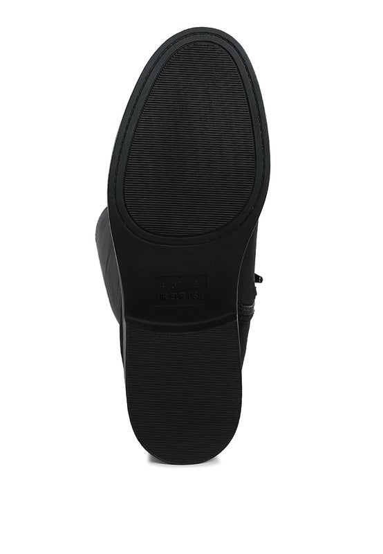 Chiru Round Toe Microfiber Calf Boots Rag Company