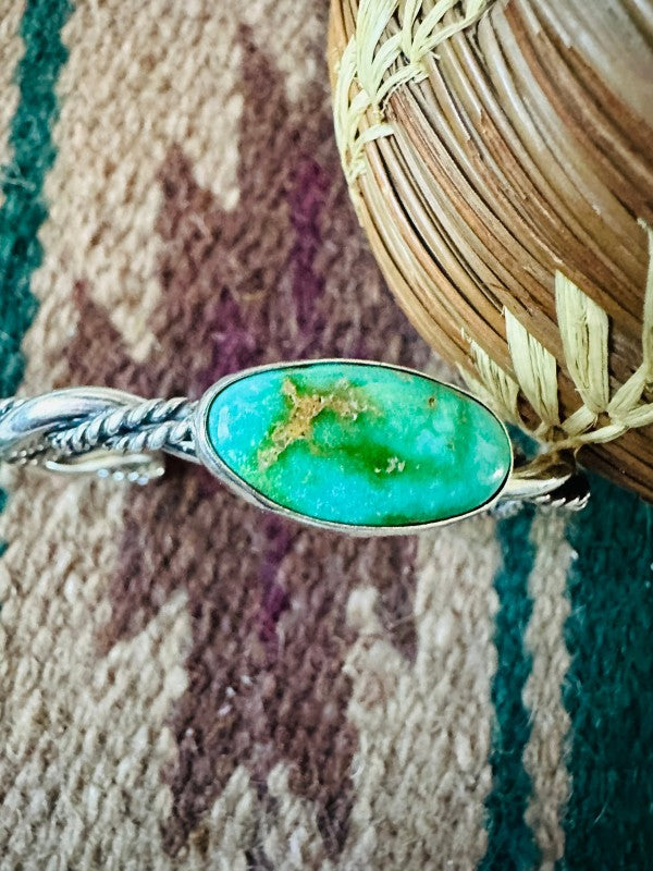 Navajo Sonoran Mountain Turquoise & Sterling Silver