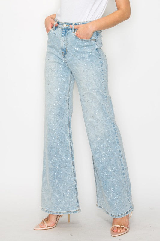 AT2074RFLL Metallic Ultra High Rise Relaxed Flare Artemis Vintage