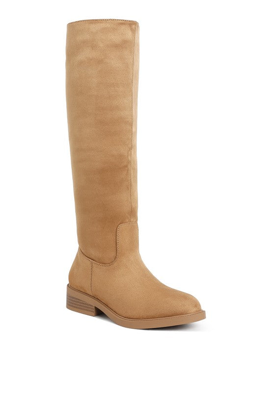 Chiru Round Toe Microfiber Calf Boots Rag Company