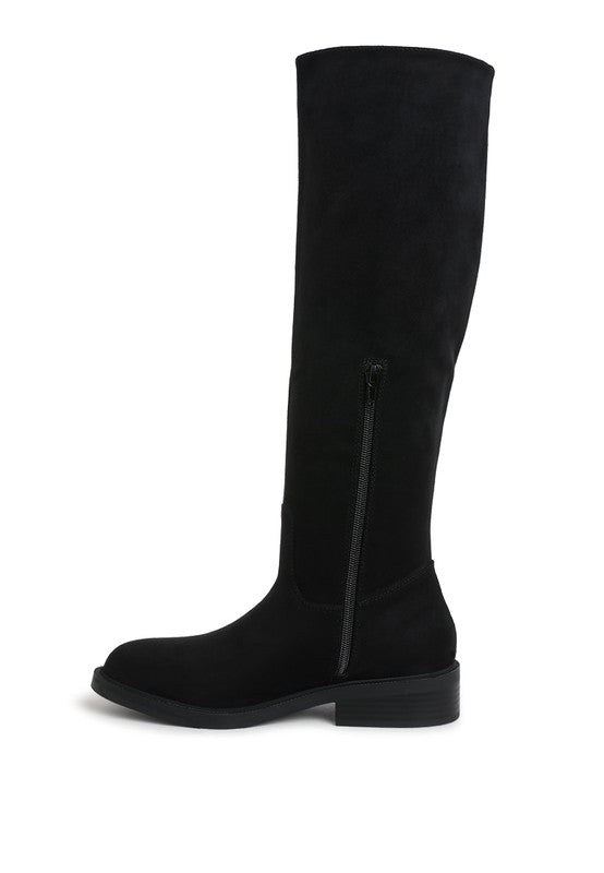 Chiru Round Toe Microfiber Calf Boots Rag Company