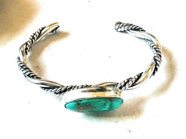 Navajo Sonoran Mountain Turquoise & Sterling Silver