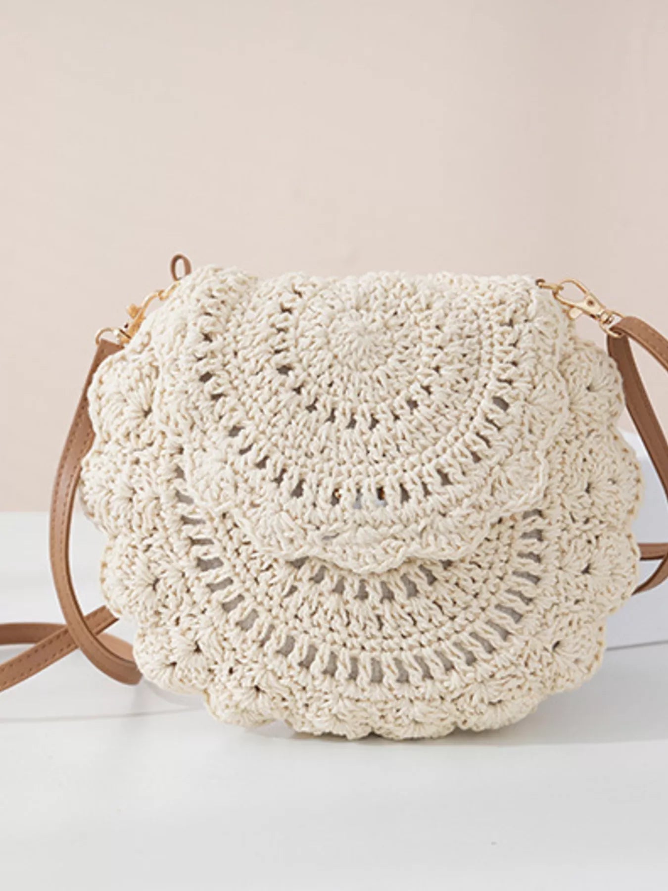 Boho Crochet Crossbody Bag Trendsi