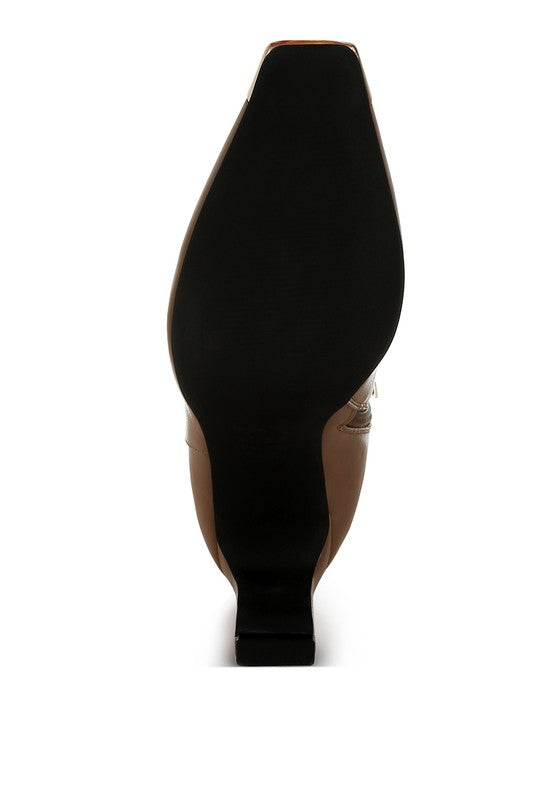 Orca Metallic Cap Toe Faux Leather Boots Rag Company