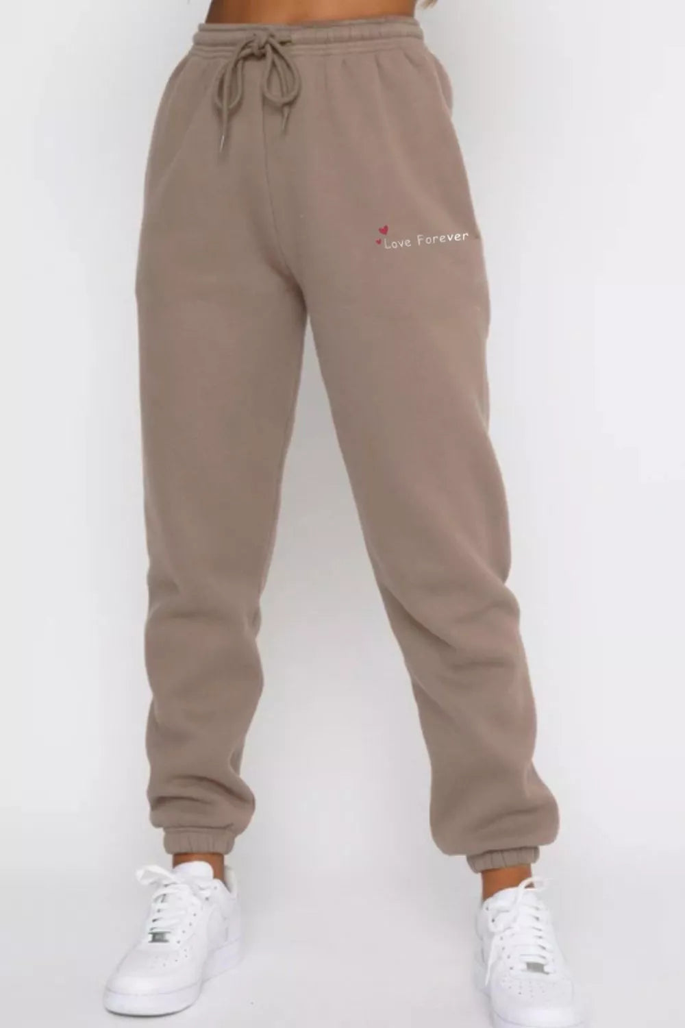 Round Neck Sweatshirt and Joggers Set Trendsi