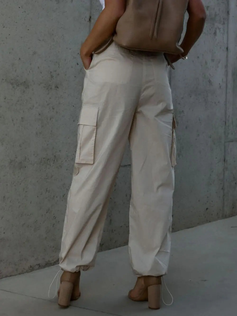 Drawstring Pants with Pockets Trendsi