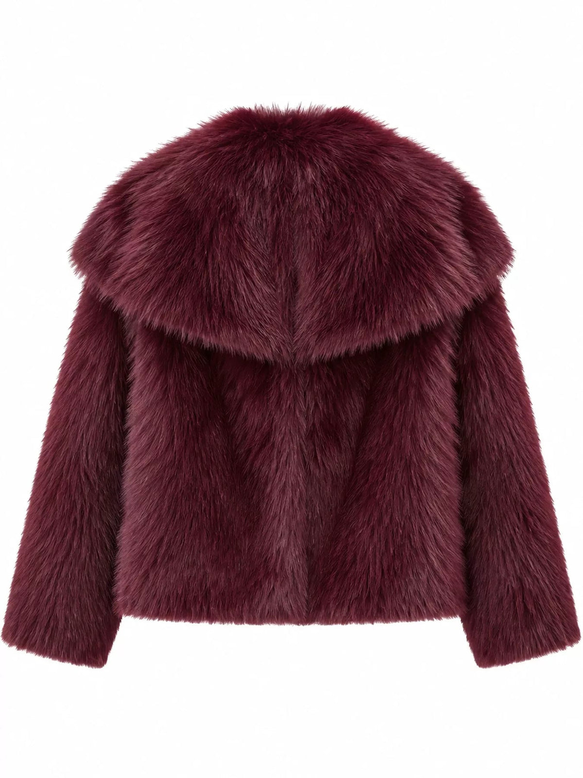 Fox Fur Collar Winter Outerwear Luckygirlsclothingcompany.com