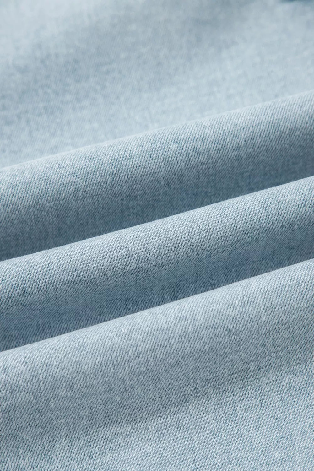 Light Wash Utility Pocket Straight Leg Jeans Trendsi