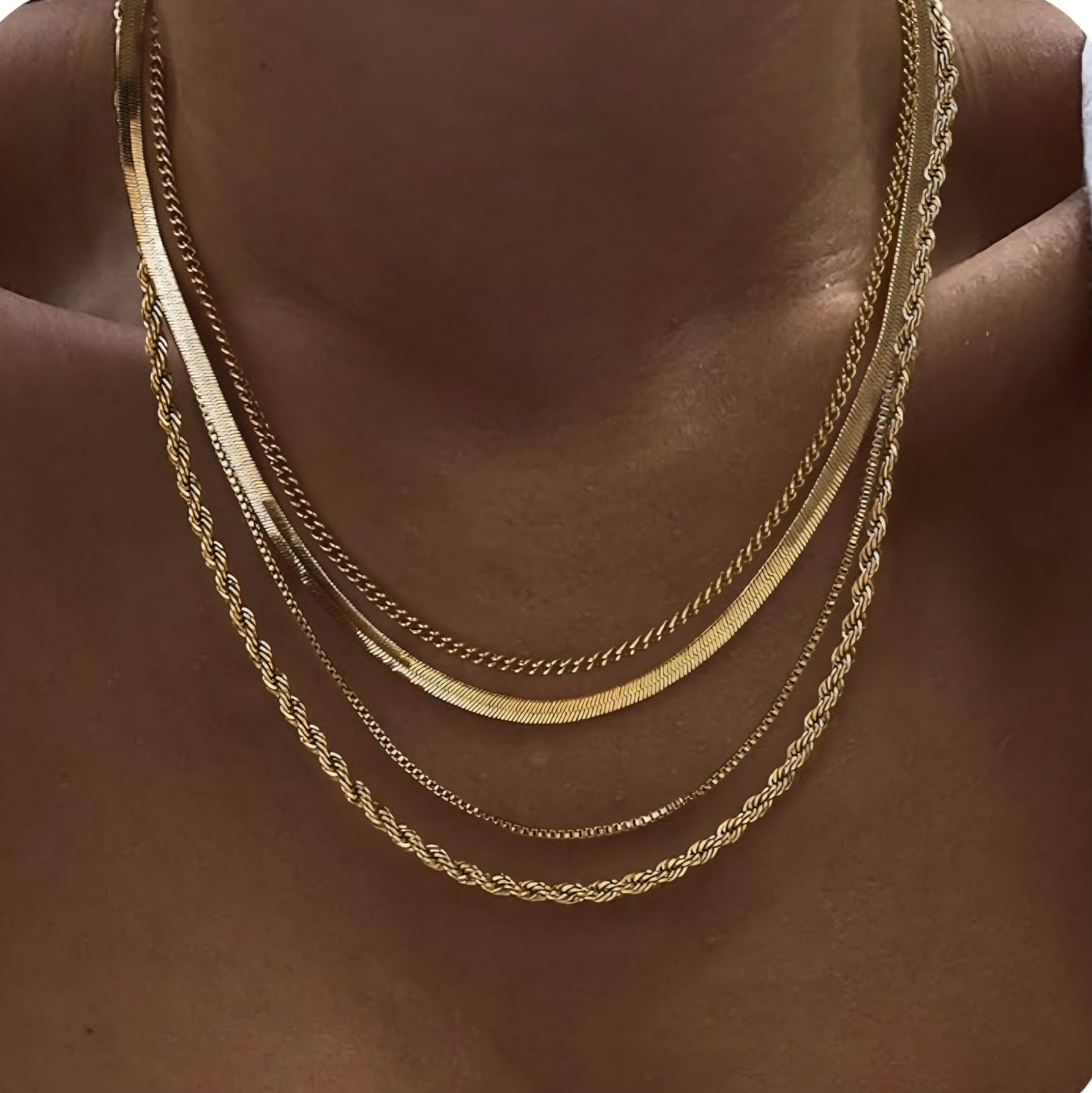 Necklace Stacker 4pc Set Luckygirlsclothingcompany.com