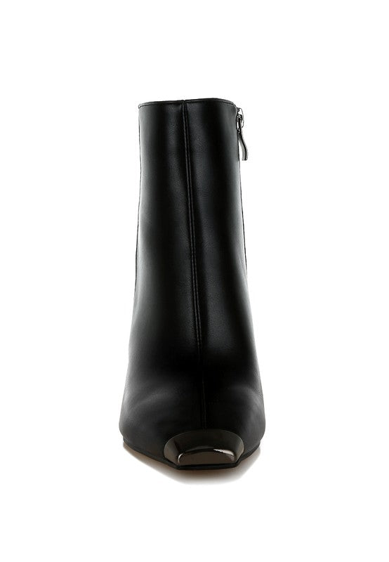 Orca Metallic Cap Toe Faux Leather Boots Rag Company