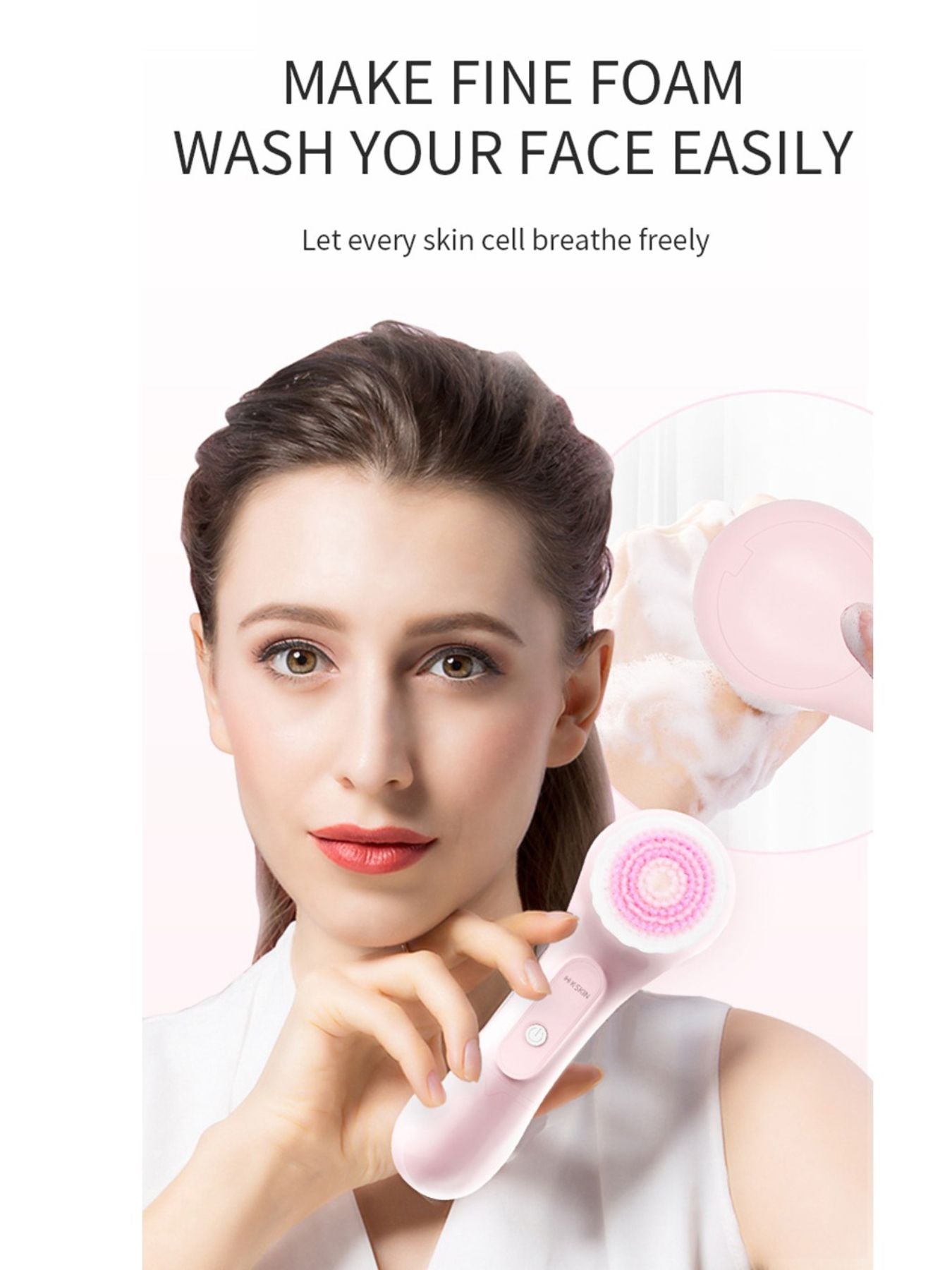 Electric Rotating Facial Cleansing Brush 