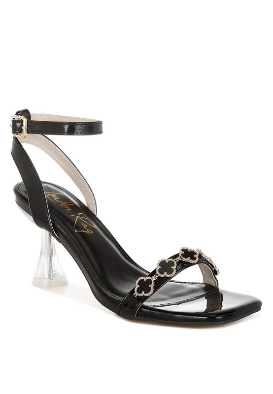 Ebina Charm Detail Spool Heels Rag Company