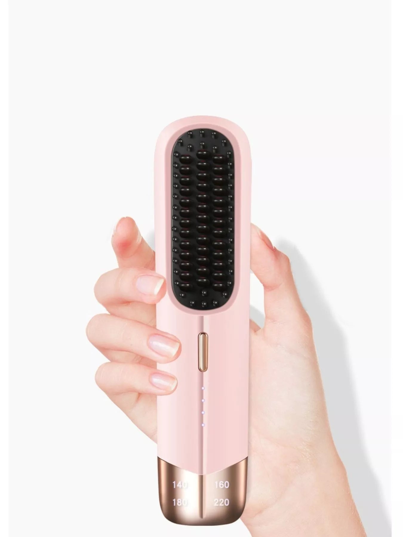 Portable Wireless Ionic Straightener Brush Hair Trendsi