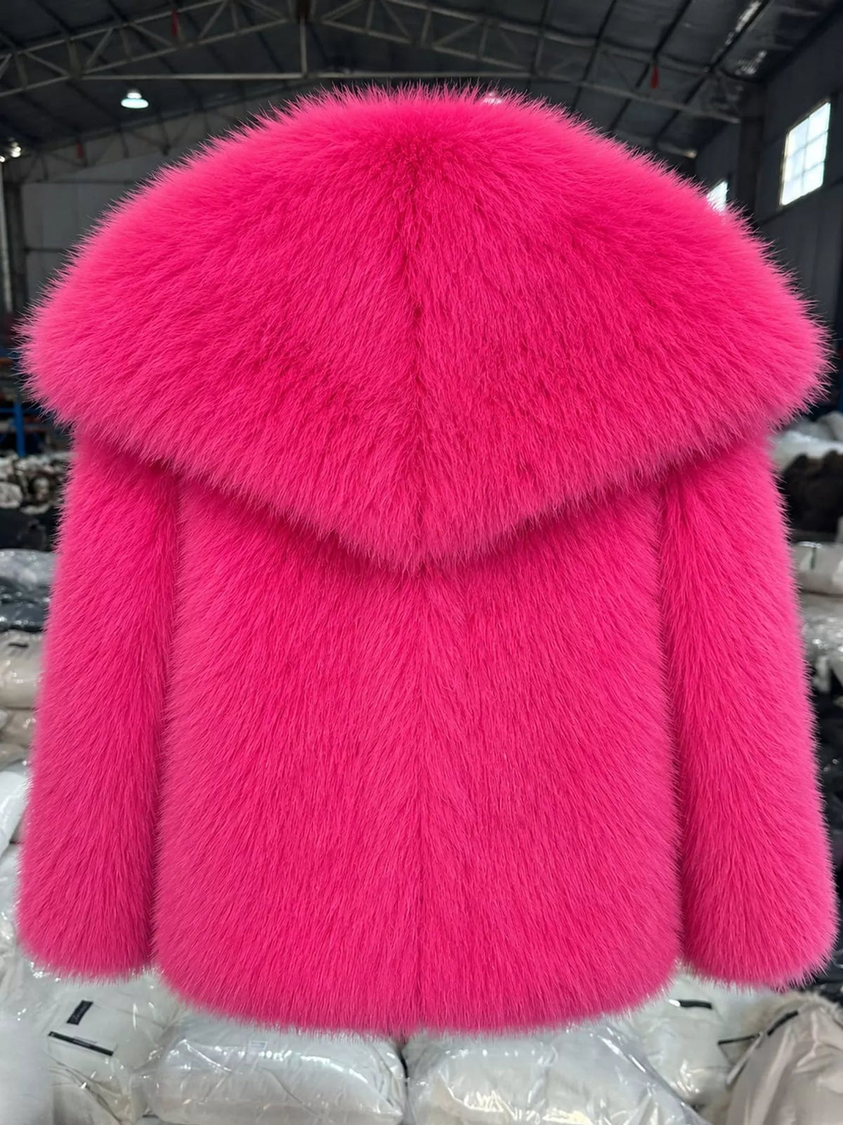 Fox Fur Collar Winter Outerwear Luckygirlsclothingcompany.com