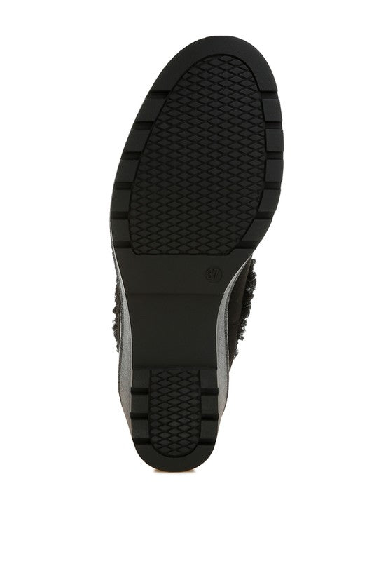 Thunderhoof Faux Fur Lined Chelsea Boots Luckygirlsclothingcompany.com