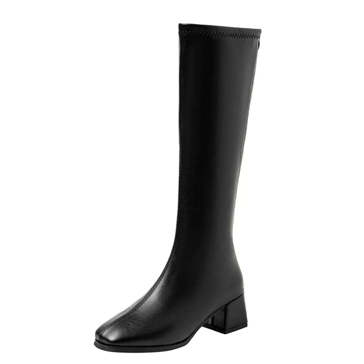 Square Toe Block Heels Boots Trendsi