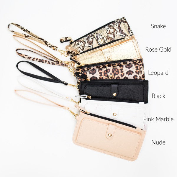 Bella Wristlet Credit Card Zipper Wallet Dani & Em