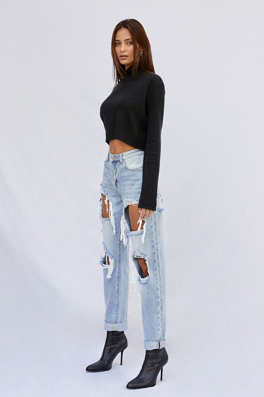 Ripped Baggy Jeans Denim Lab USA