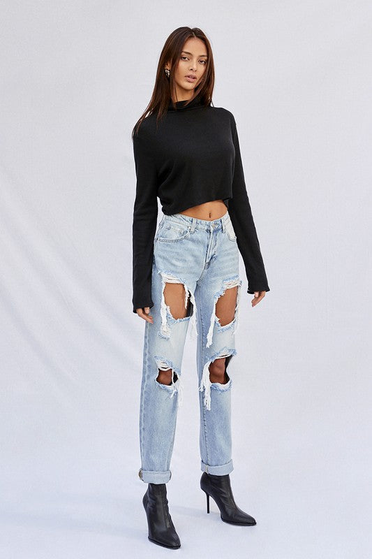 Ripped Baggy Jeans Denim Lab USA