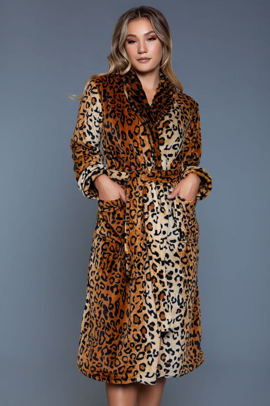 Leopard Robe BE WICKED