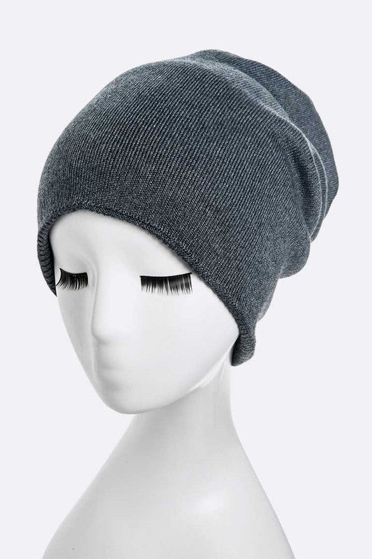 Double Layer Soft Convertible Beanie LA Jewelry Plaza